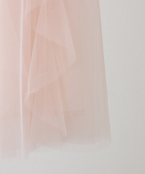 one after another NICE CLAUP(ワンアフターアナザーナイスクラップ)の「イレヘムチュールスカート(スカート・レディース・チャコールグレー/アイボリー/ライトピンク・FREE)」の5枚目の写真