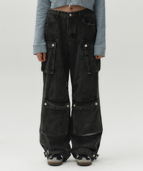 4 cargo pants [dark grey]