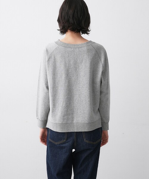 Dessin（デッサン）の「【洗える】ラグラン切り替えミニロゴカットソー（Tシャツ/カットソー・レディース・ネイビー/グレー/ホワイト系・00/01/02/03）」の18枚目の写真