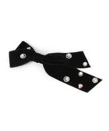 niko and... | ベロアビジューリボンヘアクリップ(バレッタ/ヘアクリップ)