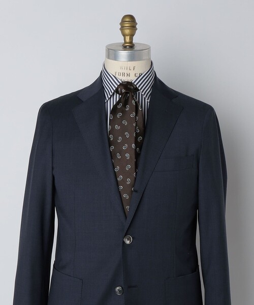 SHIPS（シップス）の「SHIPS: シルク ペイズリー コモン ネクタイ（ネクタイ・メンズ・ネイビー/ダークグレー/ブラウン・6）」の14枚目の写真