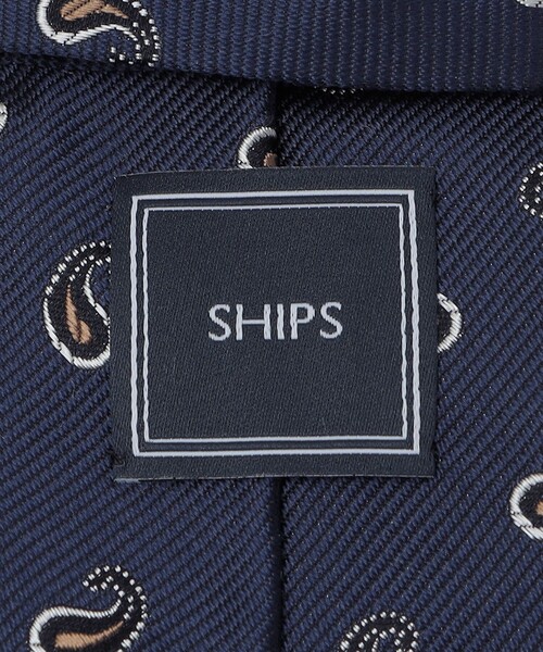 SHIPS（シップス）の「SHIPS: シルク ペイズリー コモン ネクタイ（ネクタイ・メンズ・ネイビー/ダークグレー/ブラウン・6）」の5枚目の写真
