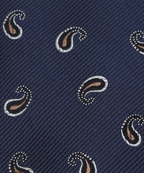 SHIPS（シップス）の「SHIPS: シルク ペイズリー コモン ネクタイ（ネクタイ・メンズ・ネイビー/ダークグレー/ブラウン・6）」の6枚目の写真