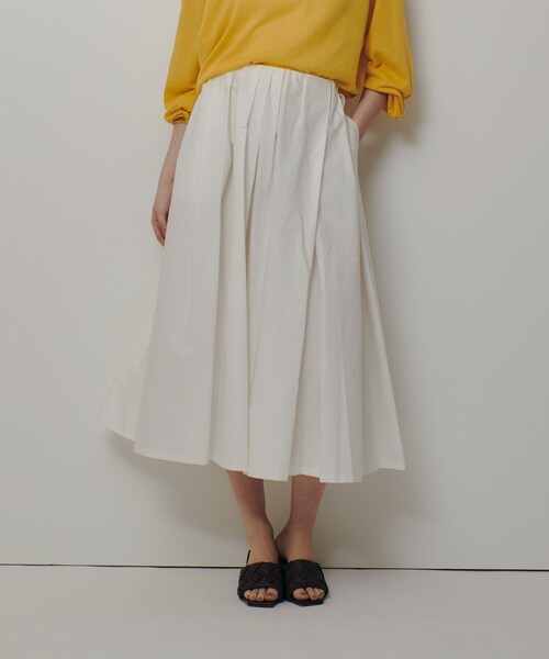 allureville（アルアバイル）の「【ATELIER Line】タイプライターイレギュラータックスカート（スカート・レディース・オフホワイト/ベージュ/ブラック・1/2）」の19枚目の写真