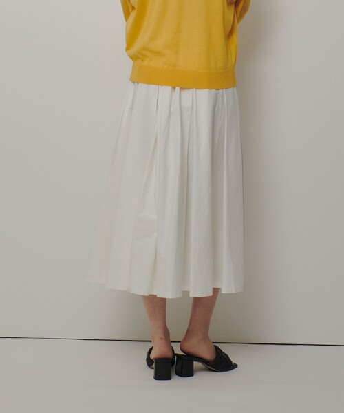 allureville（アルアバイル）の「【ATELIER Line】タイプライターイレギュラータックスカート（スカート・レディース・オフホワイト/ベージュ/ブラック・1/2）」の21枚目の写真