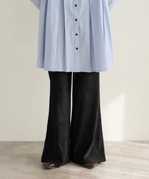 【apres jour clair】ベロアフレアパンツ