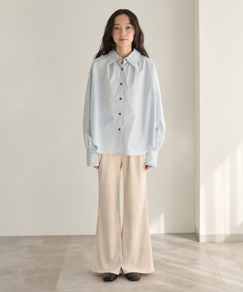 apres jour clair（アプレジュールクレア）の「【apres jour clair】ベロアフレアパンツ（その他パンツ・レディース・ブラック/アイボリー/ダークブラウン・SMALL/LARGE/MEDIUM）」の16枚目の写真