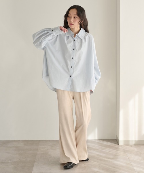 apres jour clair（アプレジュールクレア）の「【apres jour clair】ベロアフレアパンツ（その他パンツ・レディース・ブラック/アイボリー/ダークブラウン・SMALL/LARGE/MEDIUM）」の19枚目の写真