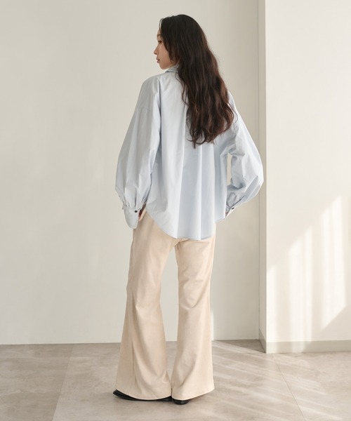 apres jour clair（アプレジュールクレア）の「【apres jour clair】ベロアフレアパンツ（その他パンツ・レディース・ブラック/アイボリー/ダークブラウン・SMALL/LARGE/MEDIUM）」の22枚目の写真