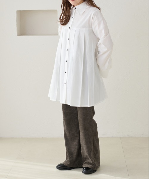 apres jour clair（アプレジュールクレア）の「【apres jour clair】ベロアフレアパンツ（その他パンツ・レディース・ブラック/アイボリー/ダークブラウン・SMALL/LARGE/MEDIUM）」の9枚目の写真