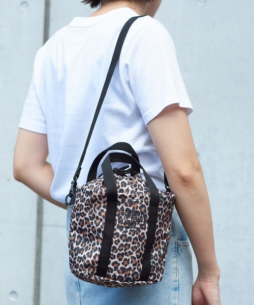 FREDRIK PACKERS（フレドリックパッカーズ）の「【FREDRIK PACKERS】1000D DRAWSTRING TOTE MINI（トートバッグ・レディース・レオパード/ブラック・FREE）」の13枚目の写真