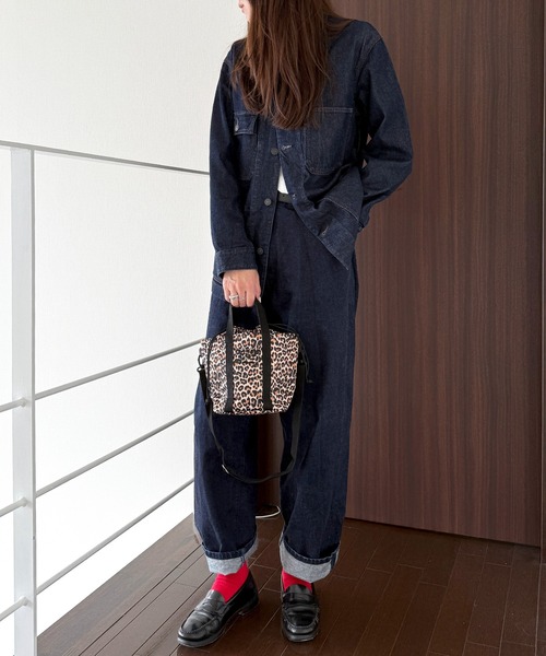 FREDRIK PACKERS（フレドリックパッカーズ）の「【FREDRIK PACKERS】1000D DRAWSTRING TOTE MINI（トートバッグ・レディース・レオパード/ブラック・FREE）」の10枚目の写真