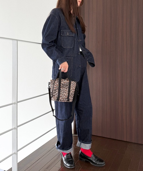 FREDRIK PACKERS（フレドリックパッカーズ）の「【FREDRIK PACKERS】1000D DRAWSTRING TOTE MINI（トートバッグ・レディース・レオパード/ブラック・FREE）」の11枚目の写真