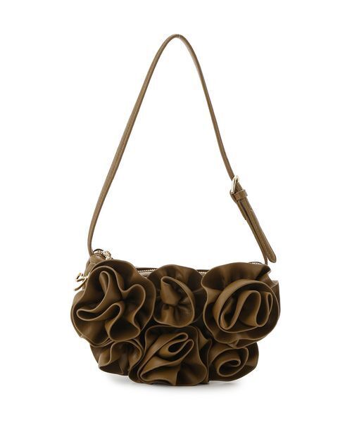 SNIDEL（スナイデル）の「フラワーバッグ（ハンドバッグ・レディース・シルバー/アイボリー/ブラウン・F）」の12枚目の写真