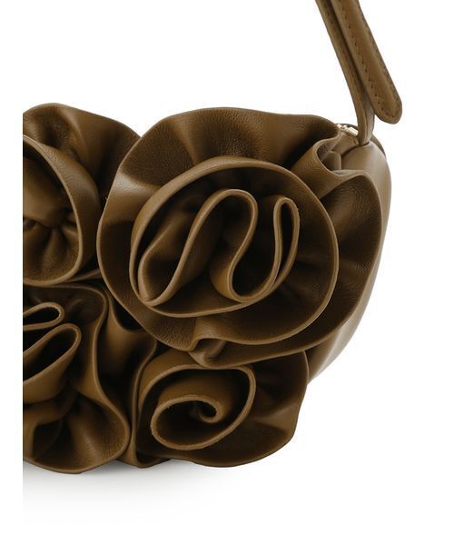 SNIDEL（スナイデル）の「フラワーバッグ（ハンドバッグ・レディース・シルバー/アイボリー/ブラウン・F）」の15枚目の写真