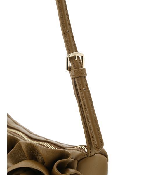 SNIDEL（スナイデル）の「フラワーバッグ（ハンドバッグ・レディース・シルバー/アイボリー/ブラウン・F）」の16枚目の写真