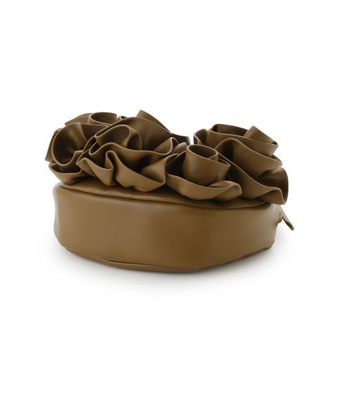 SNIDEL（スナイデル）の「フラワーバッグ（ハンドバッグ・レディース・シルバー/アイボリー/ブラウン・F）」の19枚目の写真