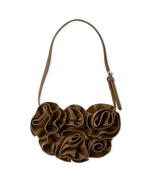 SNIDEL（スナイデル）の「フラワーバッグ（ハンドバッグ・レディース・シルバー/アイボリー/ブラウン・F）」の22枚目の写真