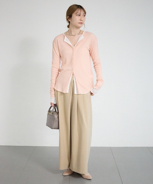 BABYLONE（バビロン）の「デザインタックパンツ（その他パンツ・レディース・グレー/ベージュ・38inch/36inch）」の14枚目の写真