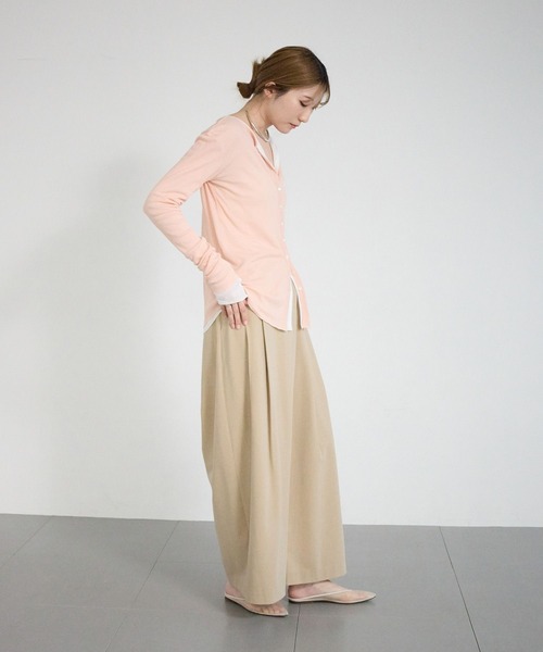 BABYLONE（バビロン）の「デザインタックパンツ（その他パンツ・レディース・グレー/ベージュ・38inch/36inch）」の15枚目の写真