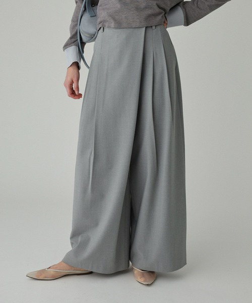 BABYLONE（バビロン）の「デザインタックパンツ（その他パンツ・レディース・グレー/ベージュ・38inch/36inch）」の3枚目の写真