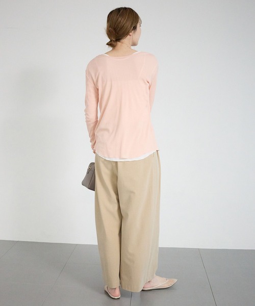 BABYLONE（バビロン）の「デザインタックパンツ（その他パンツ・レディース・グレー/ベージュ・38inch/36inch）」の16枚目の写真