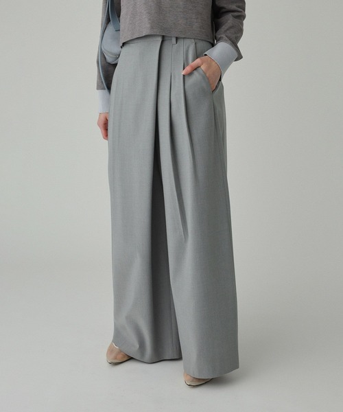 BABYLONE（バビロン）の「デザインタックパンツ（その他パンツ・レディース・グレー/ベージュ・38inch/36inch）」の4枚目の写真