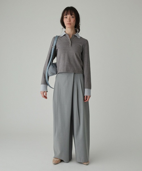 BABYLONE（バビロン）の「デザインタックパンツ（その他パンツ・レディース・グレー/ベージュ・38inch/36inch）」の7枚目の写真