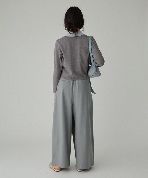 BABYLONE（バビロン）の「デザインタックパンツ（その他パンツ・レディース・グレー/ベージュ・38inch/36inch）」の10枚目の写真