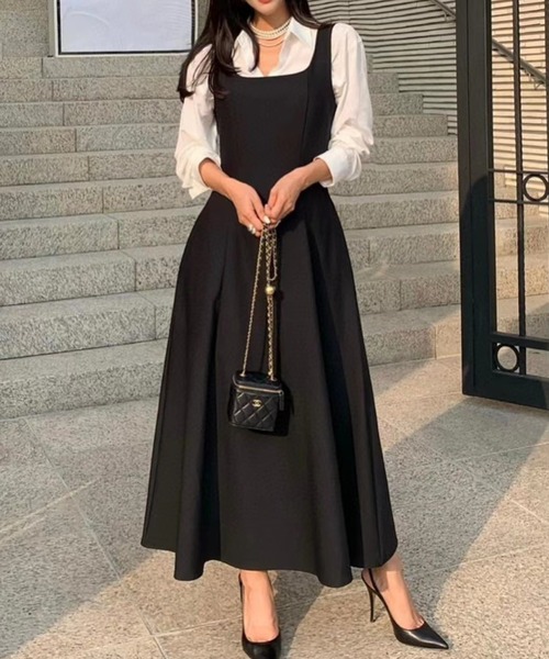 Aラインジャンパースカート（ジャンパースカート）｜emi+（エミプラス