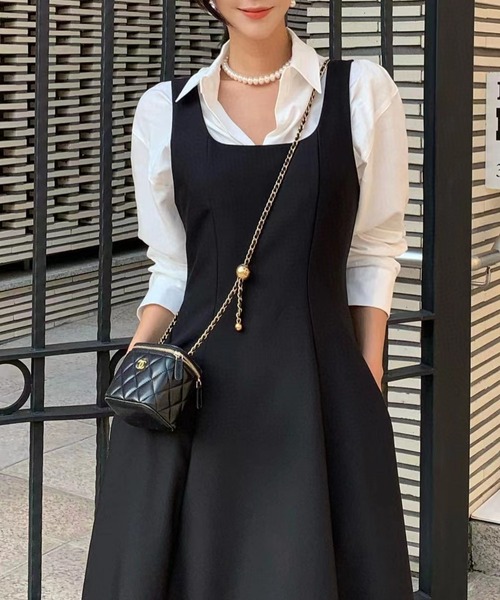 Aラインジャンパースカート（ジャンパースカート）｜emi+（エミプラス