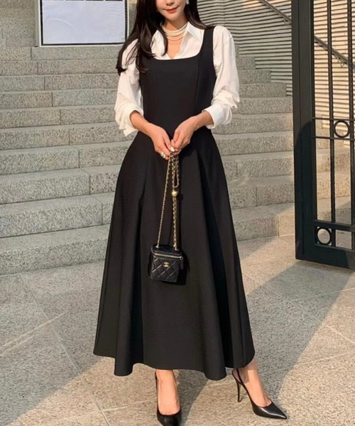 Aラインジャンパースカート（ジャンパースカート）｜emi+（エミプラス