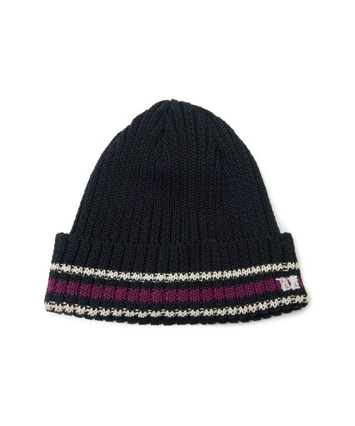 UNDERCOVER（アンダーカバー）の「UC1F1H04-2（ニットキャップ/ビーニー・レディース・ブラック/ベージュ・FREE）」の2枚目の写真