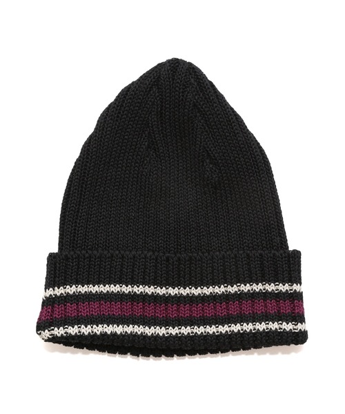 UNDERCOVER（アンダーカバー）の「UC1F1H04-2（ニットキャップ/ビーニー・レディース・ブラック/ベージュ・FREE）」の3枚目の写真