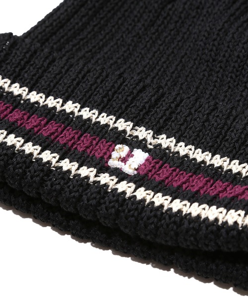 UNDERCOVER（アンダーカバー）の「UC1F1H04-2（ニットキャップ/ビーニー・レディース・ブラック/ベージュ・FREE）」の4枚目の写真