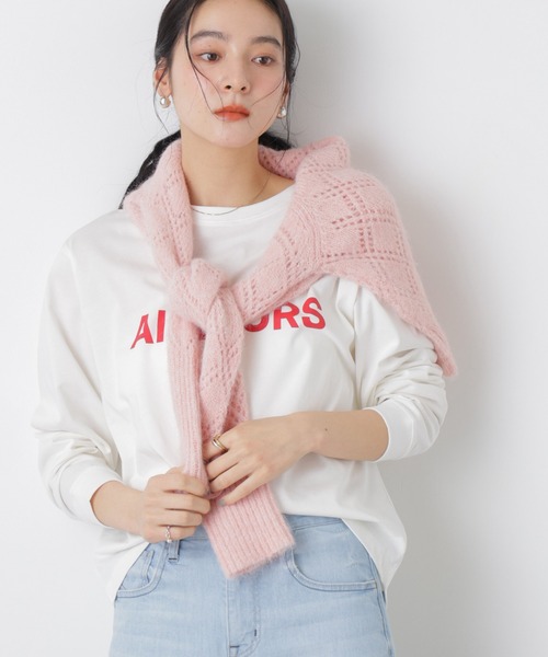 NANO universe(ナノユニバース)の「ロゴプリントロングスリーブTシャツ(Tシャツ/カットソー・レディース・その他2/その他3/その他1・FREE)」の3枚目の写真