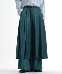 HARE | 【SET UP対応】プリーツレイヤードパンツ(HARE)(その他パンツ)