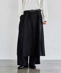 HARE | 【SET UP対応】プリーツレイヤードパンツ(HARE)(その他パンツ)