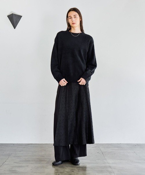 HARE（ハレ）の「●【SET UP対応】プリーツレイヤードパンツ(HARE)（その他パンツ・メンズ・ライトグレー/ブラック・SMALL/MEDIUM）」の19枚目の写真