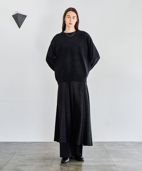 HARE（ハレ）の「●【SET UP対応】プリーツレイヤードパンツ(HARE)（その他パンツ・メンズ・ライトグレー/ブラック・SMALL/MEDIUM）」の20枚目の写真