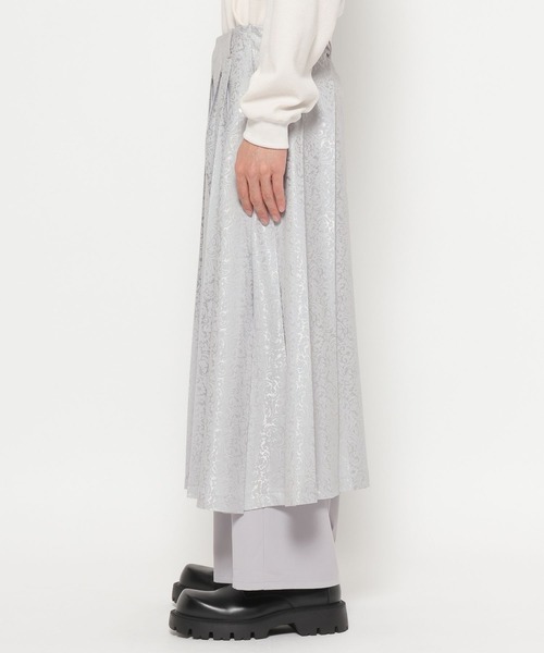 HARE（ハレ）の「●【SET UP対応】プリーツレイヤードパンツ(HARE)（その他パンツ・メンズ・ライトグレー/ブラック・SMALL/MEDIUM）」の8枚目の写真