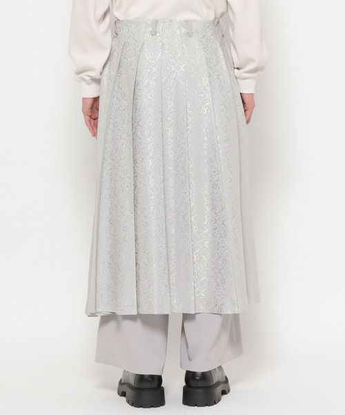 HARE（ハレ）の「●【SET UP対応】プリーツレイヤードパンツ(HARE)（その他パンツ・メンズ・ライトグレー/ブラック・SMALL/MEDIUM）」の9枚目の写真