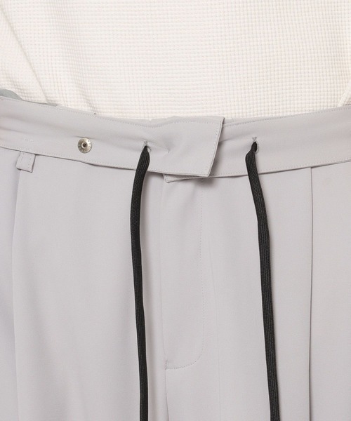 HARE（ハレ）の「●【SET UP対応】プリーツレイヤードパンツ(HARE)（その他パンツ・メンズ・ライトグレー/ブラック・SMALL/MEDIUM）」の14枚目の写真