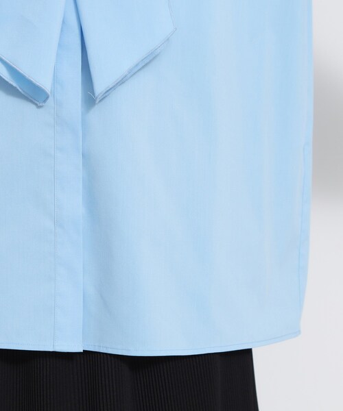 THE SHOP TK （ザ ショップ ティーケー ）の「【通勤・セレモニー】タックボウタイブラウス（シャツ/ブラウス・レディース・オフホワイト/ライトブルー・13/12）」の19枚目の写真