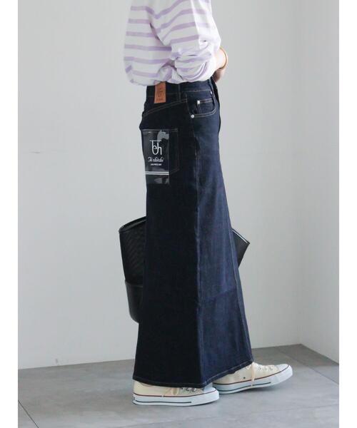 Te chichi（テチチ）の「デニムトラペーズスカート（スカート・レディース・サックスブルー/ネイビー・S/M）」の12枚目の写真