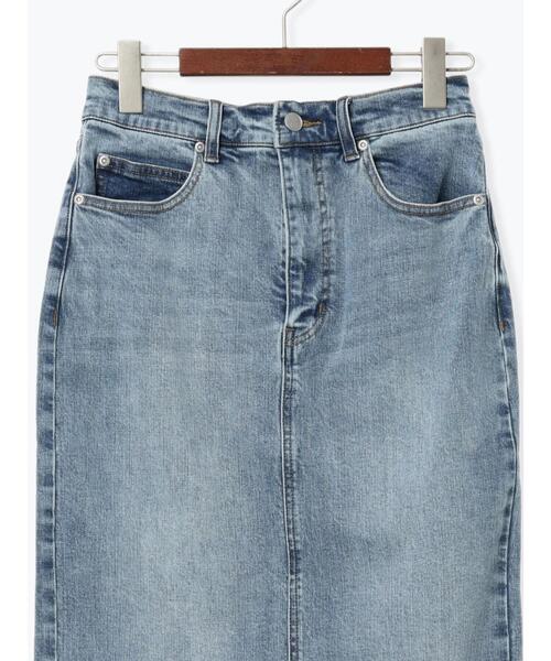 Te chichi（テチチ）の「デニムトラペーズスカート（スカート・レディース・サックスブルー/ネイビー・S/M）」の19枚目の写真