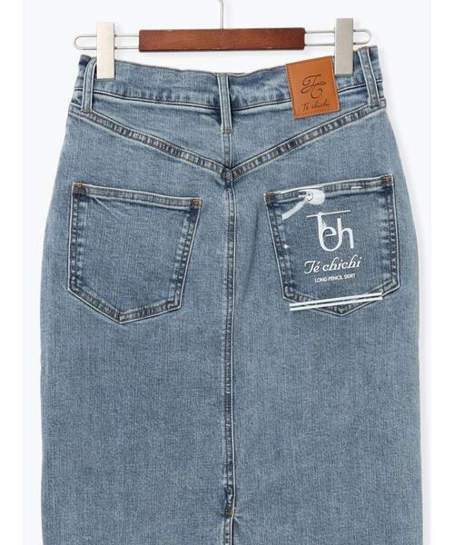 Te chichi（テチチ）の「デニムトラペーズスカート（スカート・レディース・サックスブルー/ネイビー・S/M）」の22枚目の写真