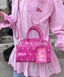 HELLO.SANFRANCISCO | 【HELLO.SANFRANCISCO/ハローサンフランシスコ】ハートプリントエナメルミニボストンBAG(ボストンバッグ)