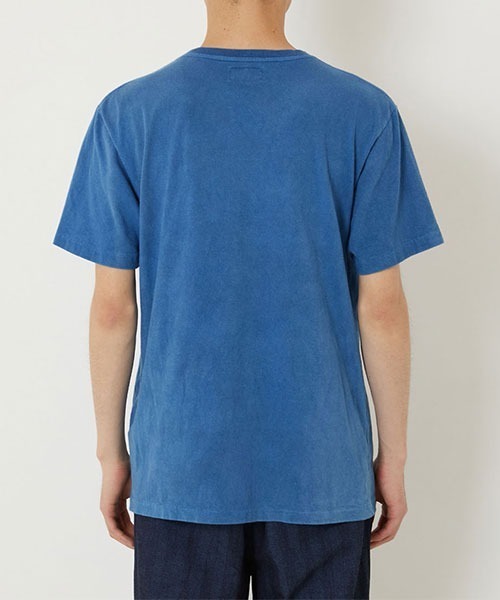 BLUE BLUE JAPAN（ブルーブルージャパン）の「ソラサクラ インディゴショートスリーブT（Tシャツ/カットソー・メンズ・インディゴブルー・S/XL/L）」の4枚目の写真