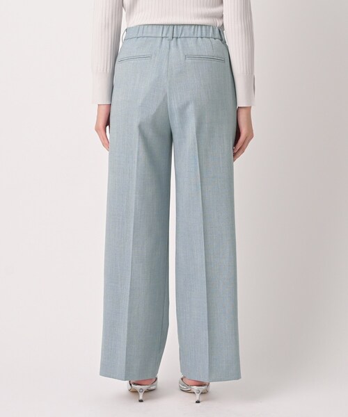 UNTITLED(アンタイトル)の「シャンブレーワイドパンツ(その他パンツ・レディース・ライトブルー/ライトベージュ・50/48/46/44/42/04/03/02/01/00)」の15枚目の写真